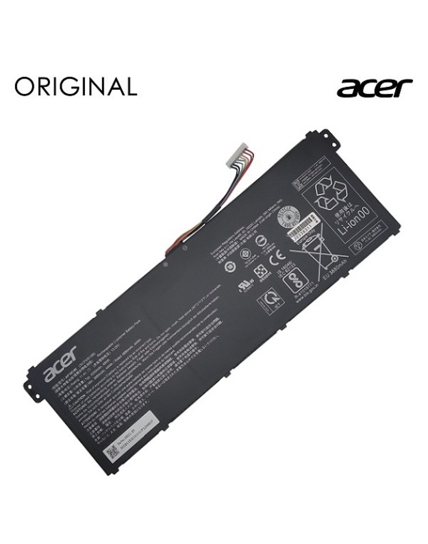 Nešiojamo kompiuterio baterija ACER AP18C4K, 4200mAh, Original
