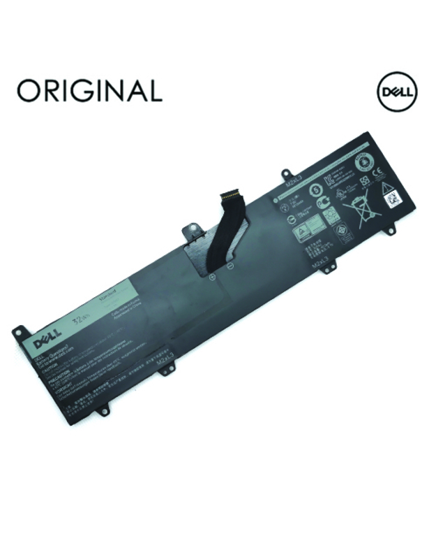 Nešiojamo kompiuterio baterija DELL 0JV6J, 4200 mAh, Original
