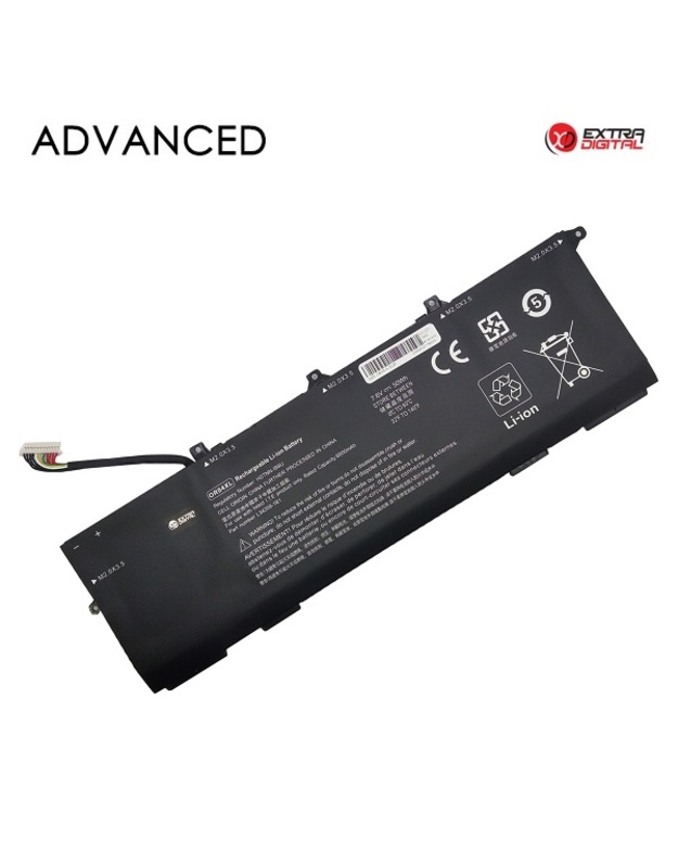 Nešiojamo kompiuterio baterija HP OR04XL, 6600mAh, Extra Digital Advanced