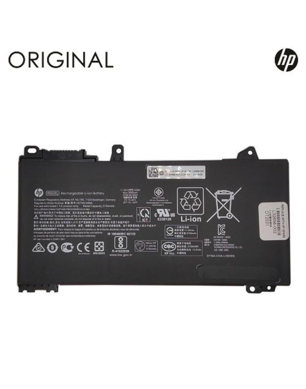 Nešiojamo kompiuterio baterija HP RE03XL, 3900mAh, Original