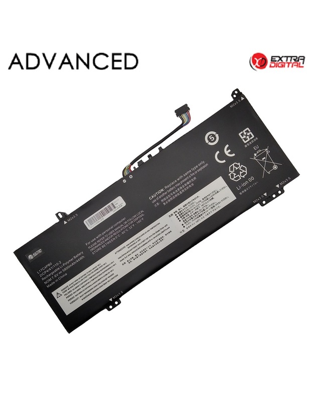 Nešiojamo kompiuterio baterija LENOVO L17C4PB0, 5800mAh, Extra Digital Advanced
