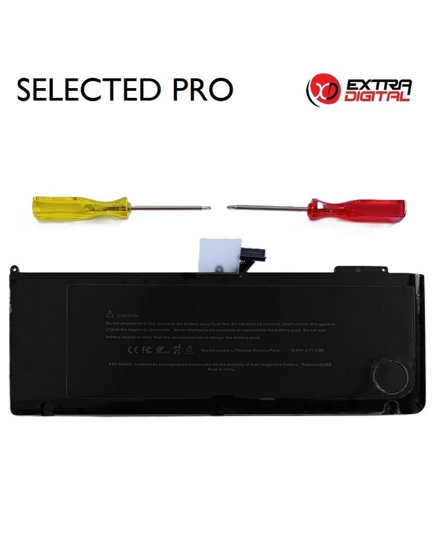 Nešiojamo kompiuterio baterija skirta A1382, 7200mah, Extra Digital Selected Pro