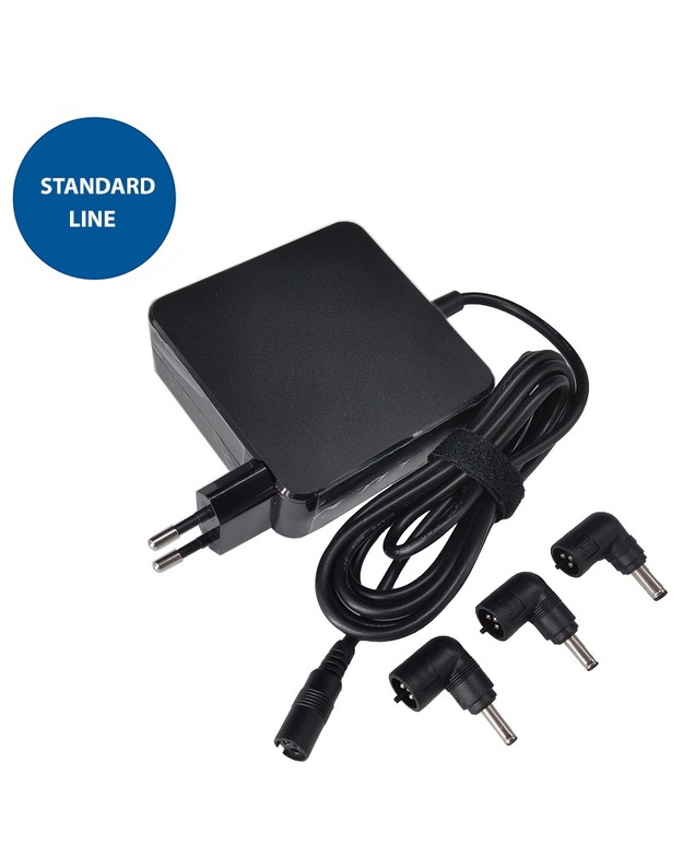 Nešiojamo kompiuterio įkroviklis ASUS 65W: 15-20V, 4A, su 3 adapteriais