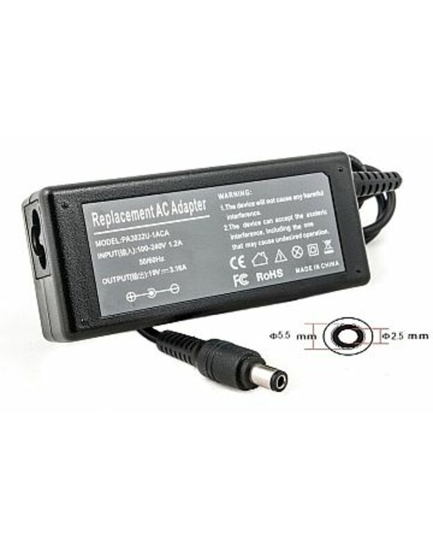 Nešiojamo kompiuterio įkroviklis LENOVO 40W: 20V, 2A