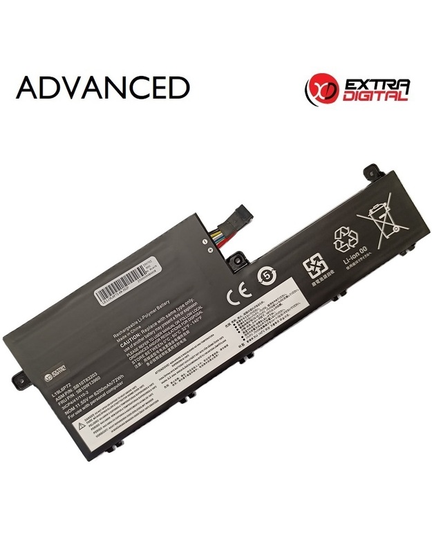 Notebook baterija, LENOVO L19L6P72, 6200mAh, Extra Digital Advanced