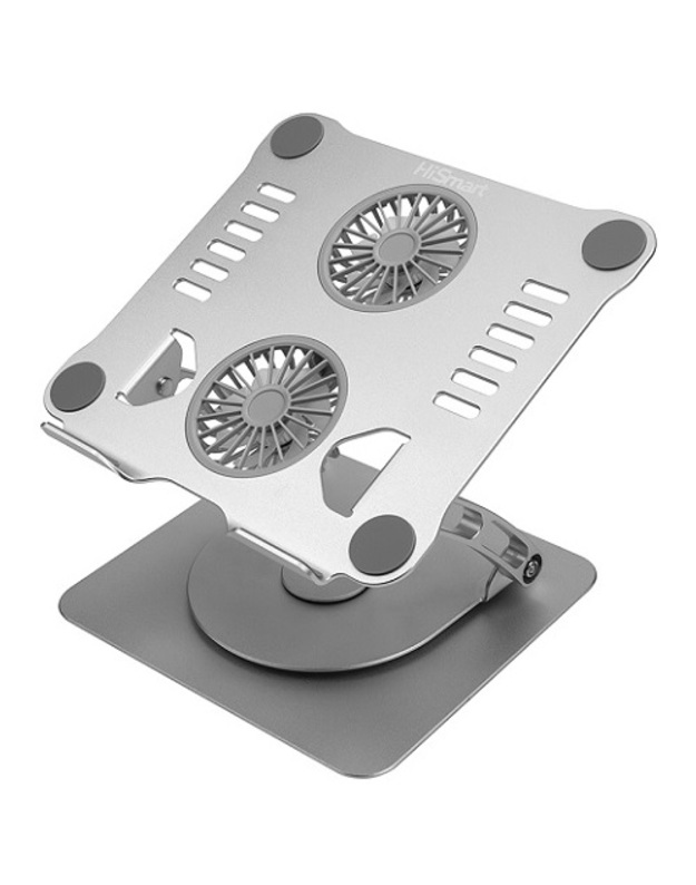 Planšetinio kompiuterio aušinimo stovas HISMART, su 2 ventiliatoriais