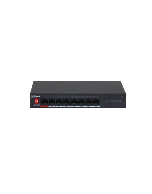 PoE šakotuvas 8*1000Mbps 8 PoE portai, Total-96W, BT 90W