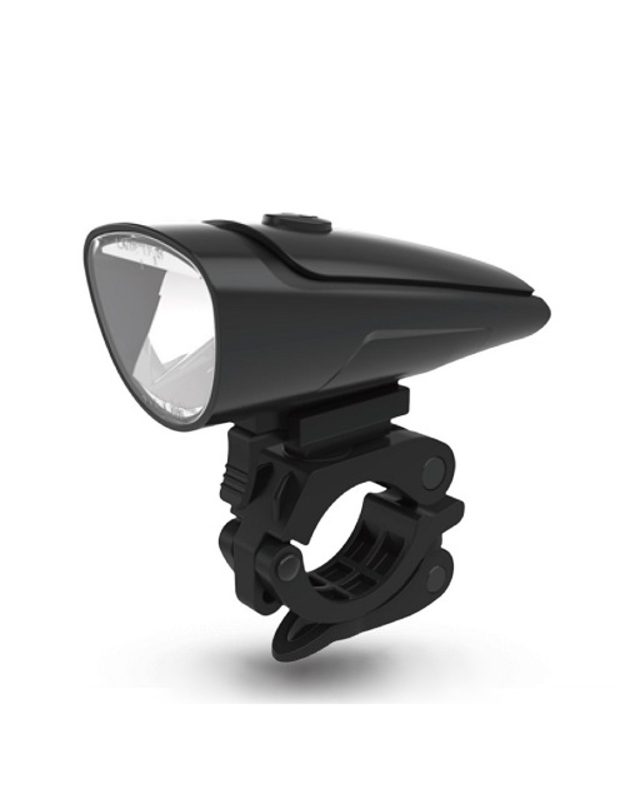 Priekinis dviračio žibintas 30lux, LED, 3xAAA, IPX5