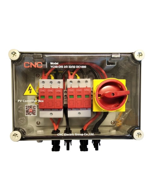 PV atjungimo skydelis, DC 2in-2out, IP66