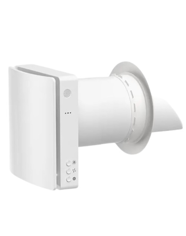 Rekuperatorius 46m2 patalpai, Wi-Fi, Tuya, su drėgmės jutikliu, baltas