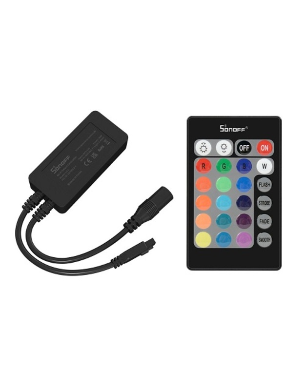 SONOFF L2-C išmanusis LED RGB juostos valdiklis su nuotolinio valdymo pultu, Wi-Fi, Bluetooth