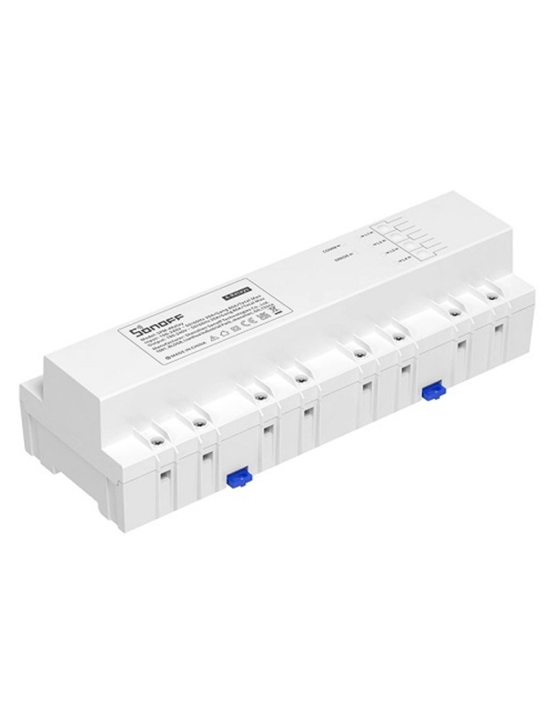 SONOFF SPM-4 išmanusis modulis su 4 relėmis, DIN bėgeliui