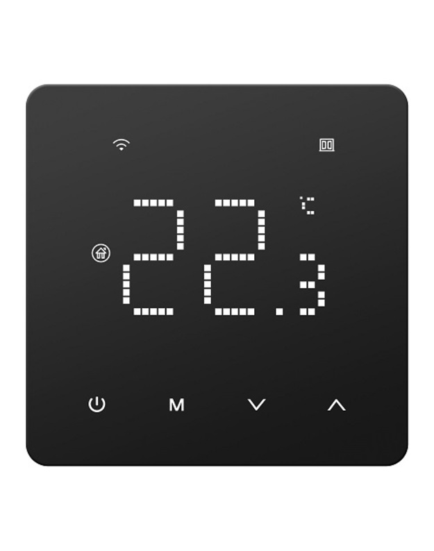 TUYA Programuojamas termostatas dujų katilui, Wi-Fi, 3A, 230VAC