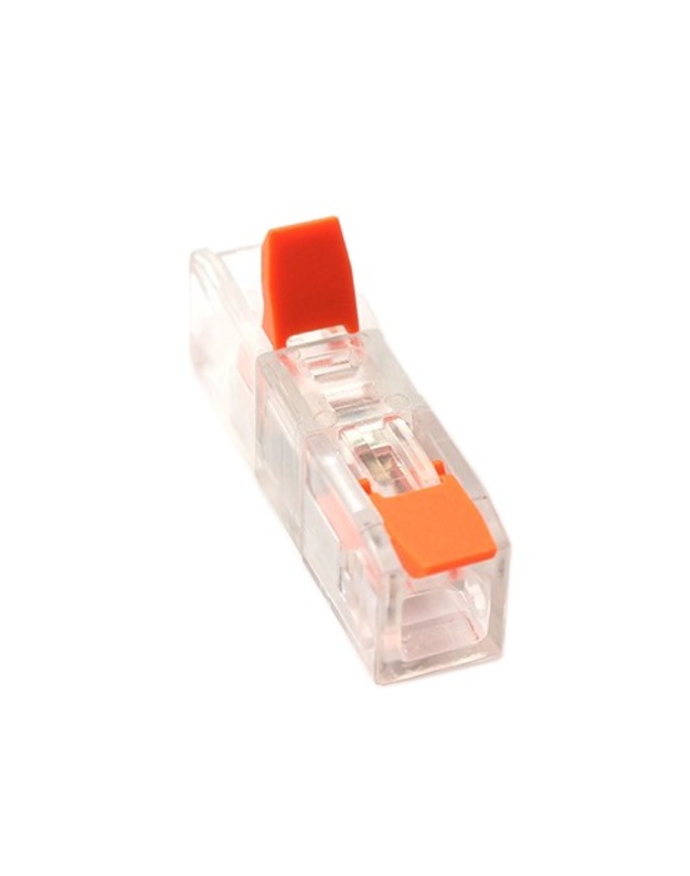 Universali užspaudžiama laidų jungtis, tiesi 1-1, 0.2-4.0mm², 32A, 450V, 100vnt.
