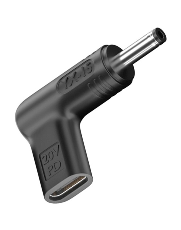 USB Type-C į DC 4.0x1.35 mm adapteris