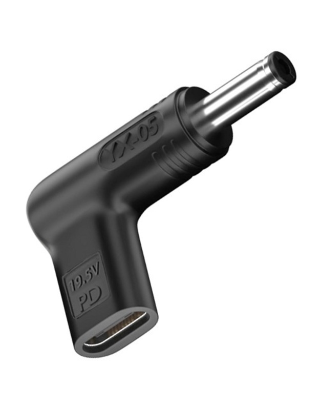 USB Type-C į DC 5.5x2.1 mm adapteris