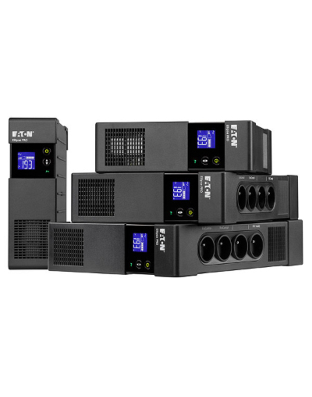 650VA/400W UPS, line-interactive, DIN 3+1