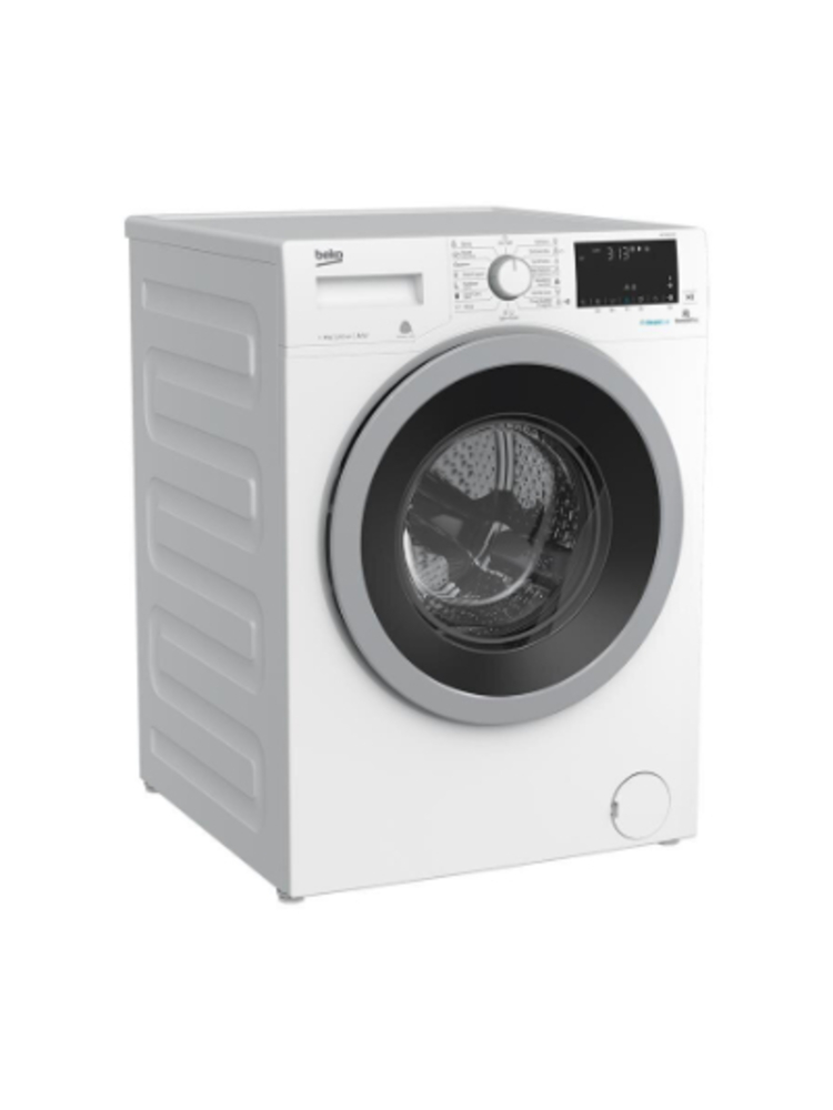 BEKO Washing Machine WTV9636XS0, Energy class B (old A+++), 9 kg, 1200rpm, Depth 64cm, Inverter motor, HomeWhiz, SteamCure