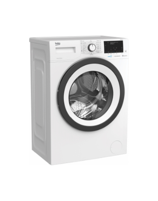BEKO Washing Machine WUE 6532 B0, Energy class D (old A+++), 6kg, 1000rpm, Depth 44 cm, Inverter Motor, AquaWave, HomeWhiz, SteamCure