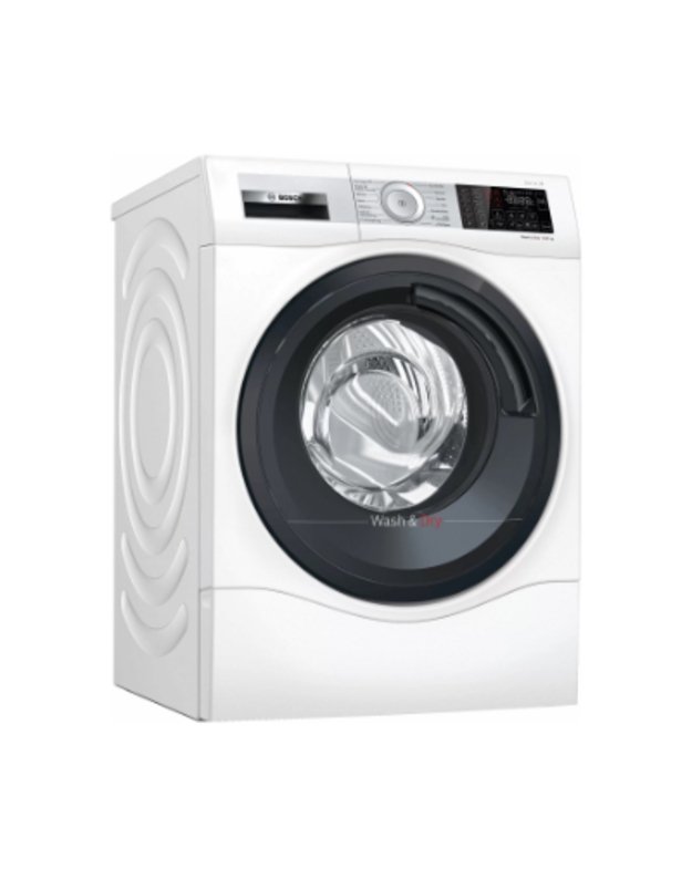 BOSCH Washing machine - Dryer WDU8H541SN, 10/6 kg,, 1400 rpm, energy class E, depth 61.6 cm, AquaStop, Home Connect