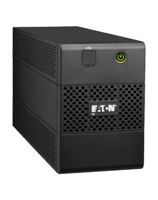 Eaton 5E 650VA/360W line-interactive, 4 IEC C13 (10A) outputs, USB