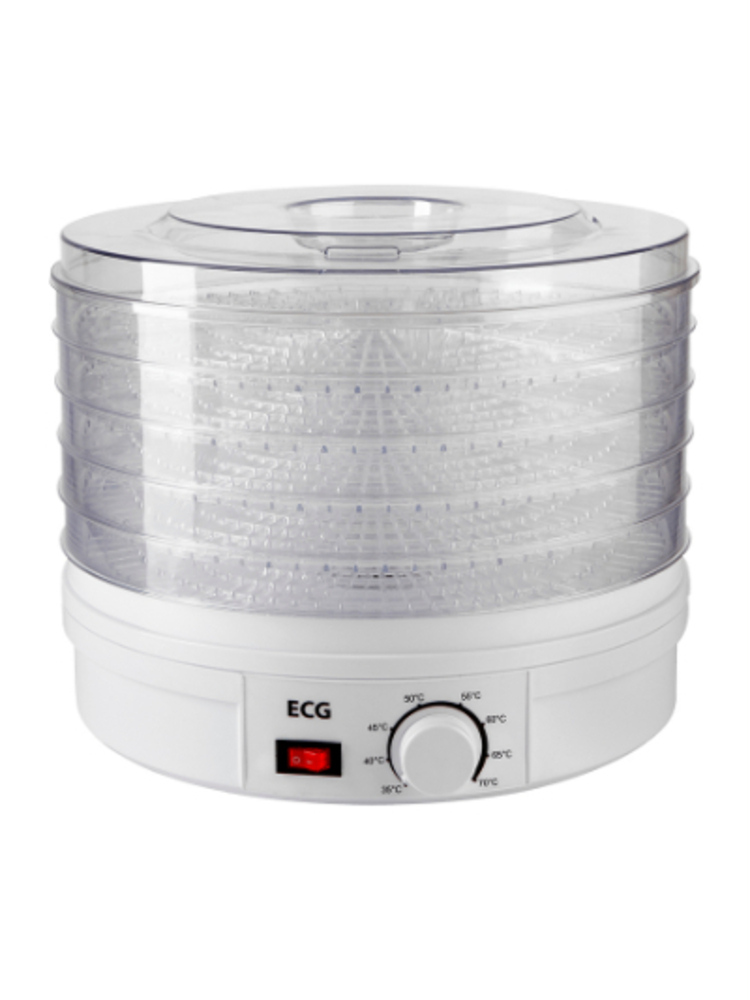 ECG Food dehydrator ECG SO 375, 5 trays - diameter 32 cm, temperature control (35-70°C), 250W