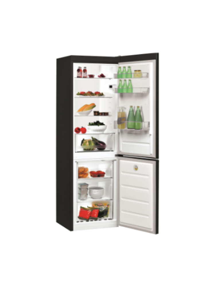 INDESIT Refrigerator LI8 S2E K, Energy class E (old A++), height 189cm, Black color
