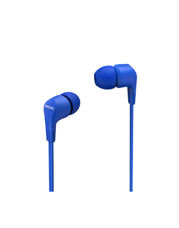 Philips In-Ear Headphones with mic TAE1105BL/00 powerful 8.6mm drivers, Blue