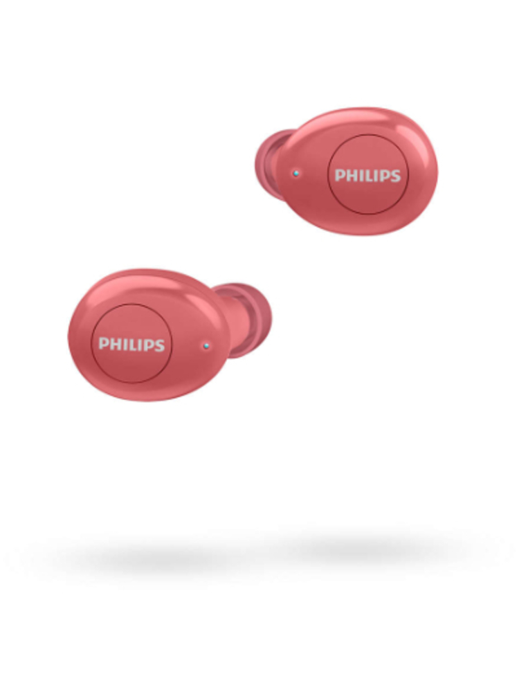 PHILIPS In-ear true wireless headphones TAT2205RD/00 Bluetooth®, Built-in microphone, 6 mm drivers/closed-back, Charging case, Red