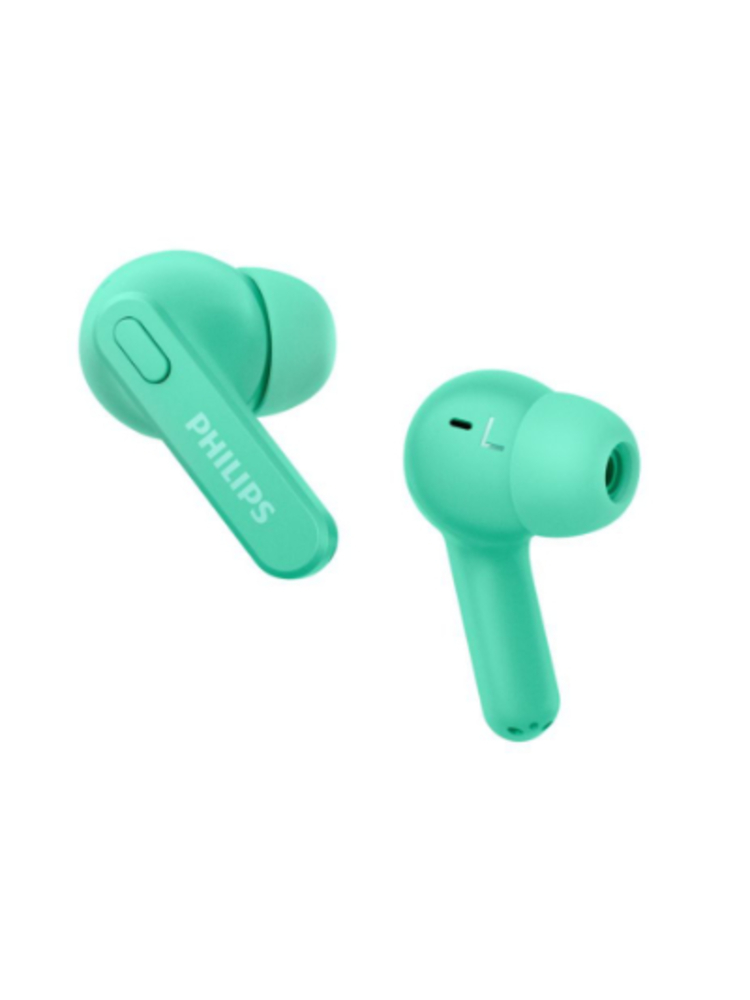 Philips True Wireless Headphones TAT2206GR/00, IPX4 water protection, Up to 18 hours play time, Green