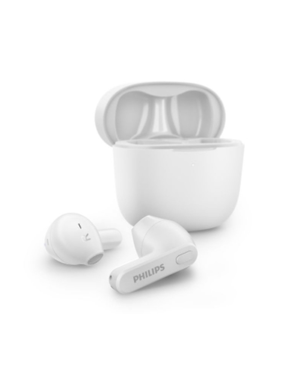 Philips True Wireless Headphones TAT2236WT/00, IPX4 water protection, Up to 18 hours play time, White