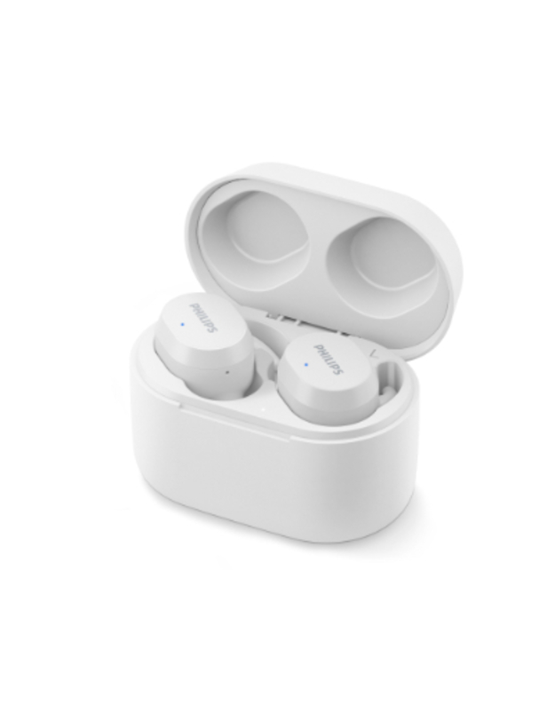 Philips True Wireless Headphones TAT3216WT/00, IPX5 water protection, Up to 24 hours of play time, White