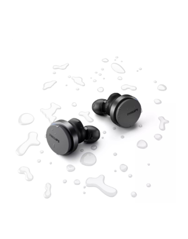 Philips True Wireless Headphones TAT8506BK/00, Noise Cancelling Pro, Wind-noise reduction, Universal fit, Black