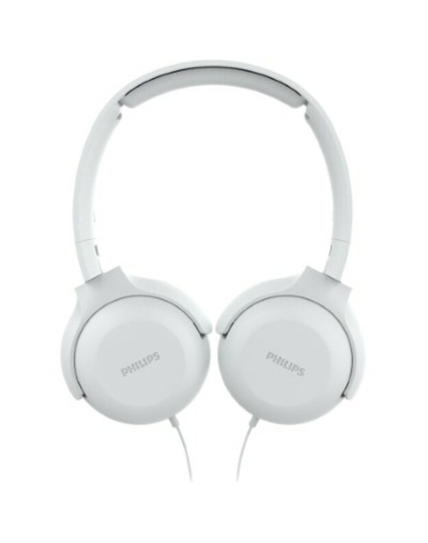 Philips UpBeat Headphones with mic TAUH201WT 32 mm drivers/closed-back On-ear.