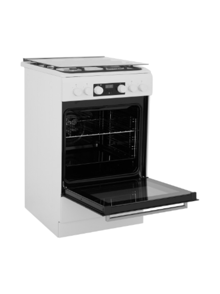WHIRLPOOL Cooker WS5G8CHW/E, Gas/Electric, Width 50 cm, White