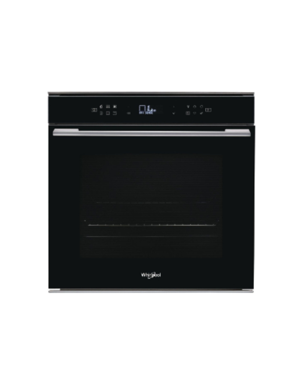 WHIRLPOOL Oven W7 OM4 4S1 P BL, A+, Pyrolysis, Black