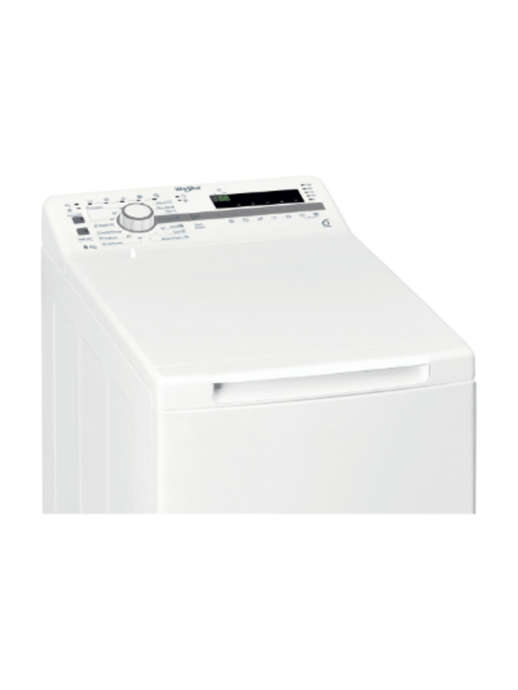 WHIRLPOOL Washing machine TDLR 6030S TOP 6 kg, 1000 rpm, Energy class D (old A+++), Depth 60 cm, LED screen