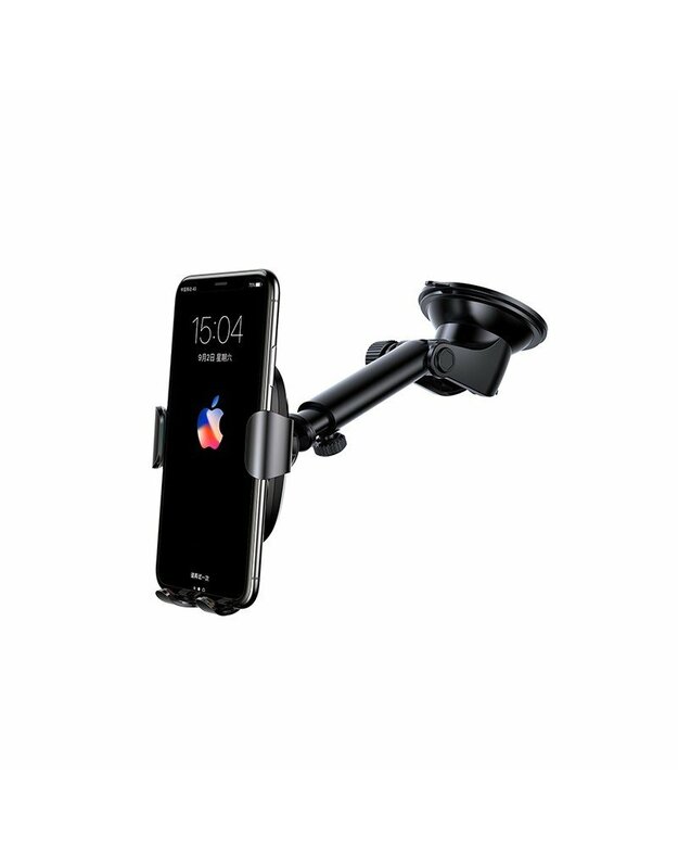 Telefono laikiklis Baseus WXYL-01 wireless belaidis automobilinis kroviklis Juodas
