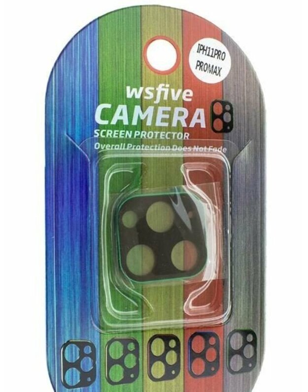 Kameros apsauga Apple iPhone 11 Pro / 11 Pro Max juoda