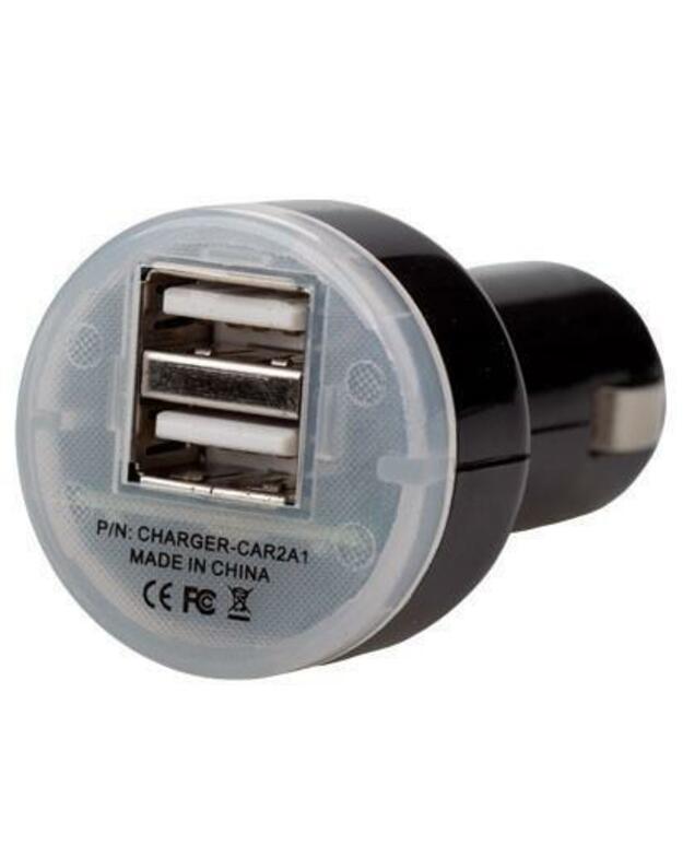 I-TEC Dual USB Car Charger 2x USB 2.1A ready for Apple iPad 1/2/3/4 iPad mini und iPhone 4S/5  