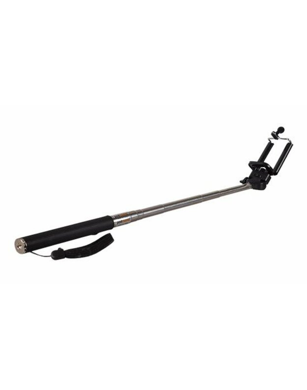 Laikikliai Foto lazdos monopod, Teleskopinė Selfie lazda, Asmeniukių lazda, Universali, Bluetooth pajungimas su telefonu ir atskiras pultelis fotografavimui