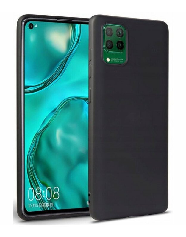 Juodas dėklas Huawei P40 Lite telefonui "Tech-protect Icon"