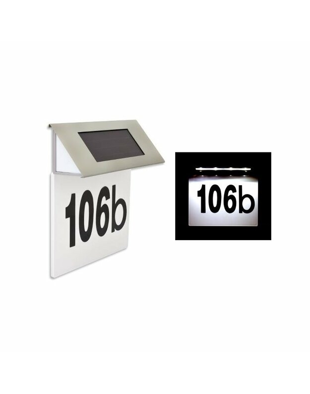 LED NAMO NUMERIS (SAULĖS BATERIJA)