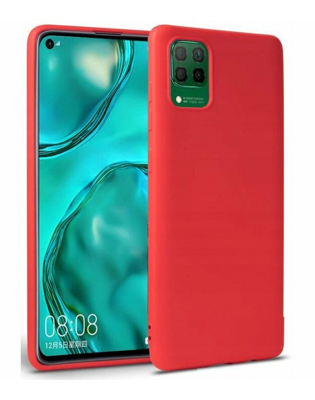 Raudonas dėklas Huawei P40 Lite telefonui "Tech-protect Icon"