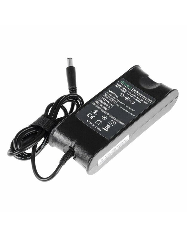 Green Cell Charger / AC adapter for Dell 90W |19.5V | 4.62A | 7.4mm-5.0mm
