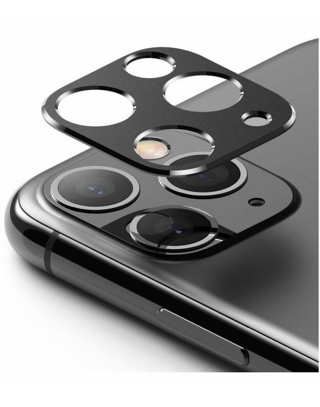 Juoda kameros apsauga Apple iPhone 11 Pro/11 Pro Max telefonui "Ringke Camera Styling"