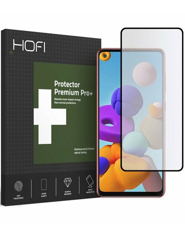 Hibridinė ekrano apsauga Samsung Galaxy A21S telefonui "Hofi Ultraflex Glass"