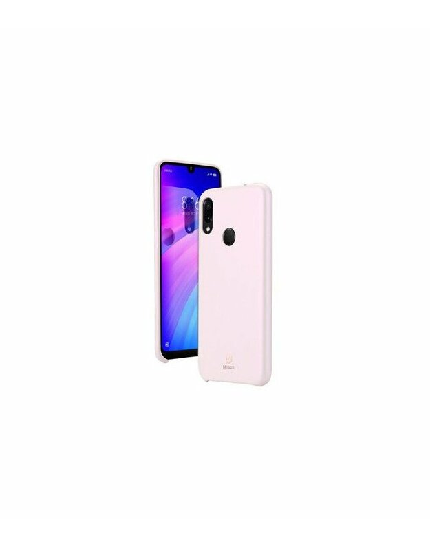 Rožinis dėklas Xiaomi Redmi 7 telefonui "Dux Ducis Skin Lite"