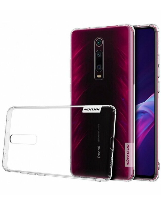 Skaidrus silikoninis dėklas Xiaomi Mi 9T telefonui "Nillkin Nature"