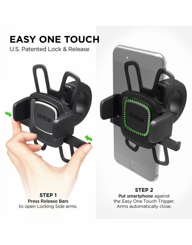 Universalus telefonų laikiklis dviračiams "Iottie Easy One Touch"